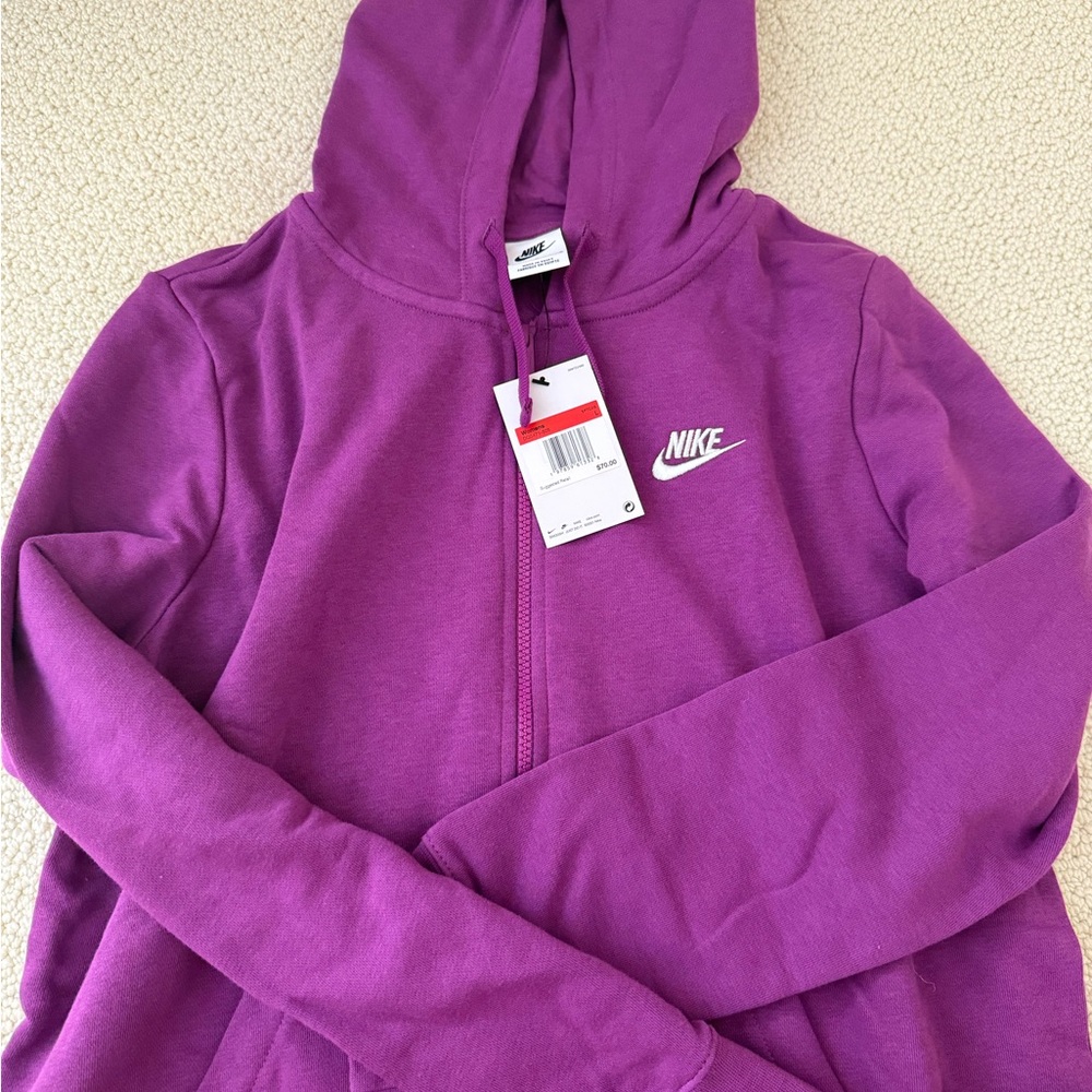 Nike Vibrant Purple Zip-Up Jacket
